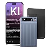 KI Digitales Diktiergerät Mit Hülle,64GB Aufnahmegerät Mit KI Transkription & Zusammenfassung,Tragbar Voice Recorder Unterstützt 134 Sprachen,Mini-OLED-Display,Diktiergerät Für Vorlesungen/Meetings
