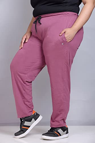 Image of CUPID Women's Cotton Track Pants Regular Fit Lounge Wear Gym Joggers Sports Trouser Night Pants for Ladies
