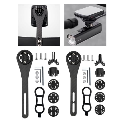 PLCPDM Bicycles Computer Camera Stem Brackets Extension Mount Handlebars Adjustable Holder for Cycling Bicycles Computer Mount