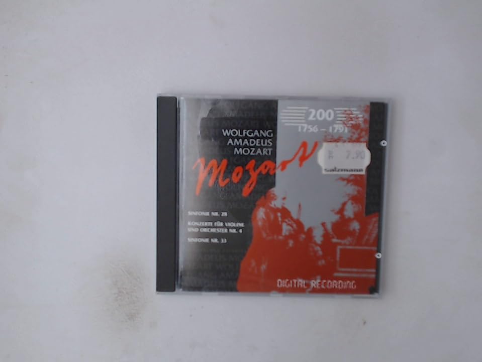 Sinfonie Nr.28 /Konzerte Fur Violine Und Orchestre Nr.4 /Sinfonie Nr.33 Import [Audio CD]