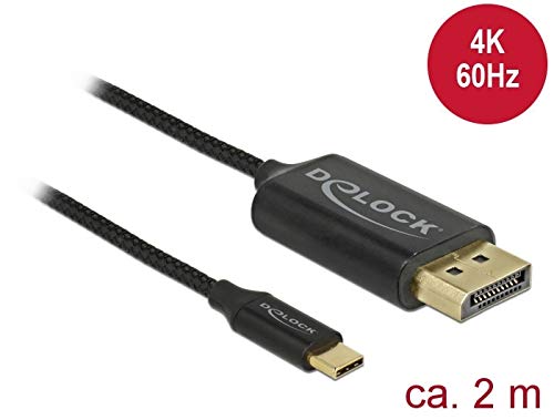 Delock USB Typ-C> HDMI Kabel DP Alt Mode 4K 60Hz koax. Cavo 84905