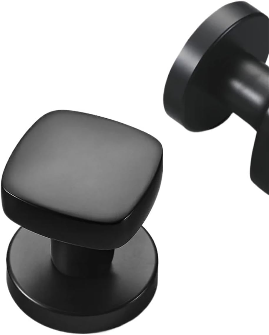 1pcs Invisible Door Lock Indoor Bedroom Door Wooden Door Ball Knob Single-Sided Invisible Lock Keyless Black Grey(Light Grey)