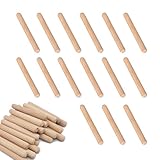 50PCS 6 x 50mm Holzstromstange Runde Holzstromstange Holzwerkzeug Möbel Regale Möbel Holzwerk DIY Prozess