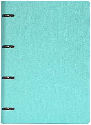 A4 Binder Refillable Notebook Round Ring Binder Notebook Leather Cover Organiser Ruled Notepad