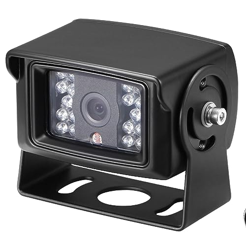 7" 1080P AHD Wired Reverse Rear View Backup Camera System, Waterproof Rearview Reverse Camera 130 Degree Wide Angle Night Vision 4 PIN Cam System for Tractor/Truck/Excavator/Caravan/Skid Steer/RV by DALLUX - Image 2