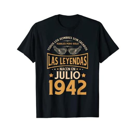 Cumpleaños Hombre Regalos Las Leyendas Julio 1942 Camiseta