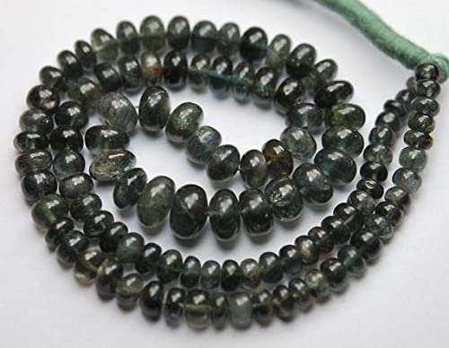 Moss Aquamarine en perles rondelles 4-8mm pour fabriquer des bijoux d'été d'inspiration marine