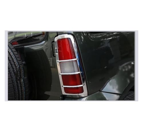 Cubierta trasera Jimny 2007-2017 y protector cromado de lámpara de coche 4