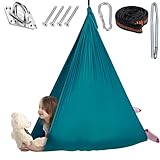 Chihee Sensory Swing Therapy Swing Hammock Indoor Outdoor for Kids, Hardware Included, Soft Breathable Nylon Cuddle Swing Joy Hammock for Child Adult with Autism, ADHD, Aspergers, Sensory Integration