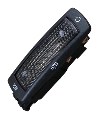 Lámpara de techo negra 3B0947291 para consola de coche con acabado original Seat Toledo