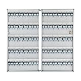 KiBcsLic Schlüsselschlosskasten mit 120 Positionen, Schlüsselverwaltung für Reparaturwerkstätten, Vermietungsgeschäft