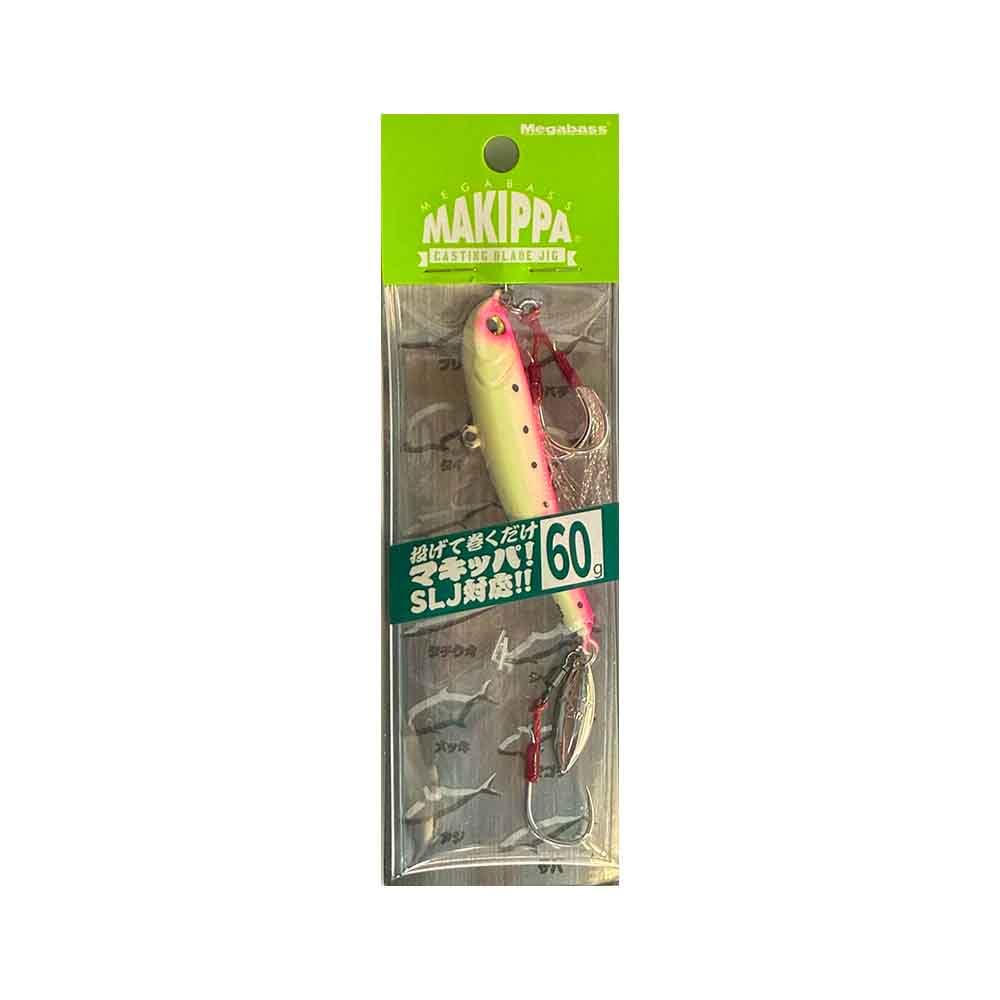 Megabass Makippa 2.1oz 60g Metal Jig Pink Glow SLJ Limited Japan
