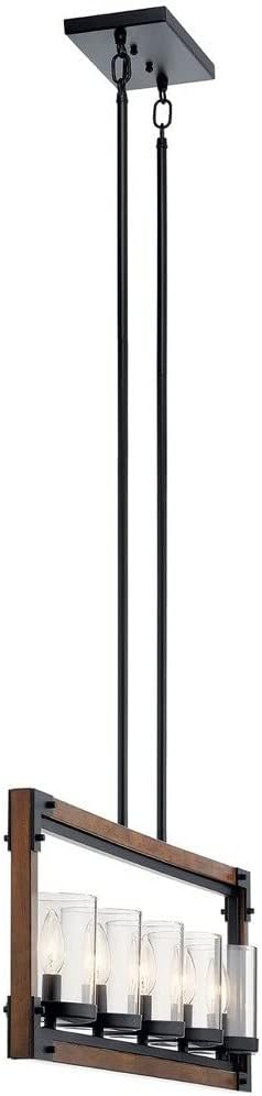 Kichler 44043AUB Marimount Chandelier, 5-Light 300 Total Watts, Auburn Stained Finish