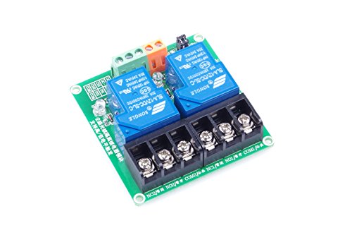 Knacro 2-Channel 30A Optocoupler Isolation Relay Module Support High And Low Level Trigger Relay Module Relay Board 12V #TOP4