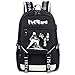 Produktbild HPOZA Anime Rucksack Haikyuu Student Schultasche Lässig Daypack Mit USB Ladeport Multifunktionale Tagesrucksack Daypacker Tagesrucksack
