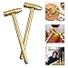 6 In 1 Multifunction Brass Hammer & Screwdriver Hand Tool Detachable Screwdriver Service Tool For Watchmaker Jewelers