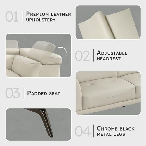 Lexicon L-Shaped Leather Sectional