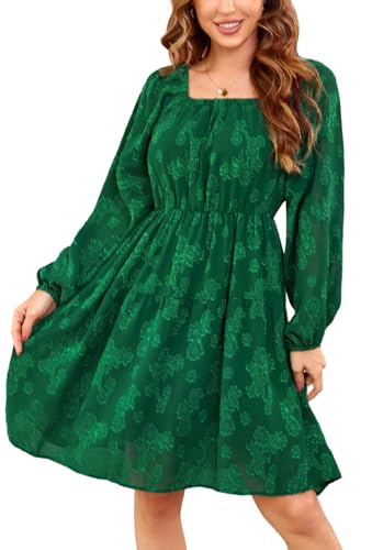 BestWendding Women's Casual Long Sleeve Mini Dress 2025