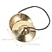 Touch Bell Percussion Instrument Ceremony Cymbals Bell Buddhist Sound Bell Religious Percussion Instrument Pray Bell Meditation Hand Bell Cymbals Bell Chime Tibet Copper Manual