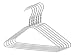 Whitmor Aluminum Clothes Hanger, S/6