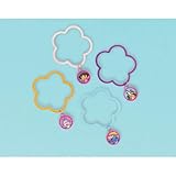 Amscan Colorful Dora The Explorer Birthday Party Bracelet with Charm Favor (1 Piece), Pink/Purple/Cyan/Orange, 2 3/4'