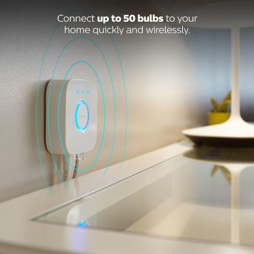 Philips Hue Smart Light Bulbs Starter Kit, 1 Bridge + 2 60W A19 Bulbs - image 9