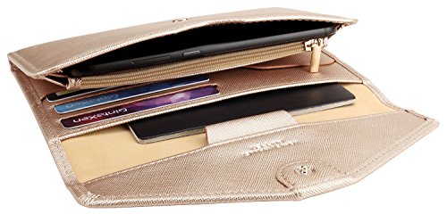 Zoppen Rfid Passport Holder With Vaccine Card Slot, Passport Wallet Travel Essentials Document Organizer, Passport And Vaccine Card Holder Combo, Passport Cover Rfid Travel Wallet Womens, Ver.4 Gold #TOP2