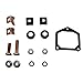 TAKPART Starter Solenoid Repair Rebuild Kit 053660-7120 for Denso Toyota Subaru