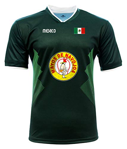 Jersey Mexico Mayos de Navojoa 100% Polyester_Made in Mexico (XXX-Large) Green