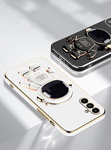 Évitez les chutes avec la coque Galaxy A16 silicone à support blanc