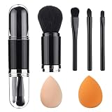 Bling Toman 4 in 1 Makeup Brush Set, Eyeshadow Eye Lip Face Concealing Blush Foundation Brush Brocha