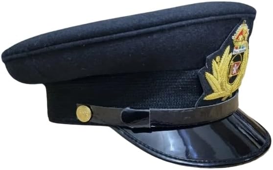 Titanic Captain Smith Cap with White Star Line Badge