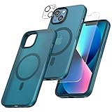 TAURI 5 in 1 Magnetic Case for iPhone 13 [Military Grade Drop Protection] with 2X Tempered Screen Pr