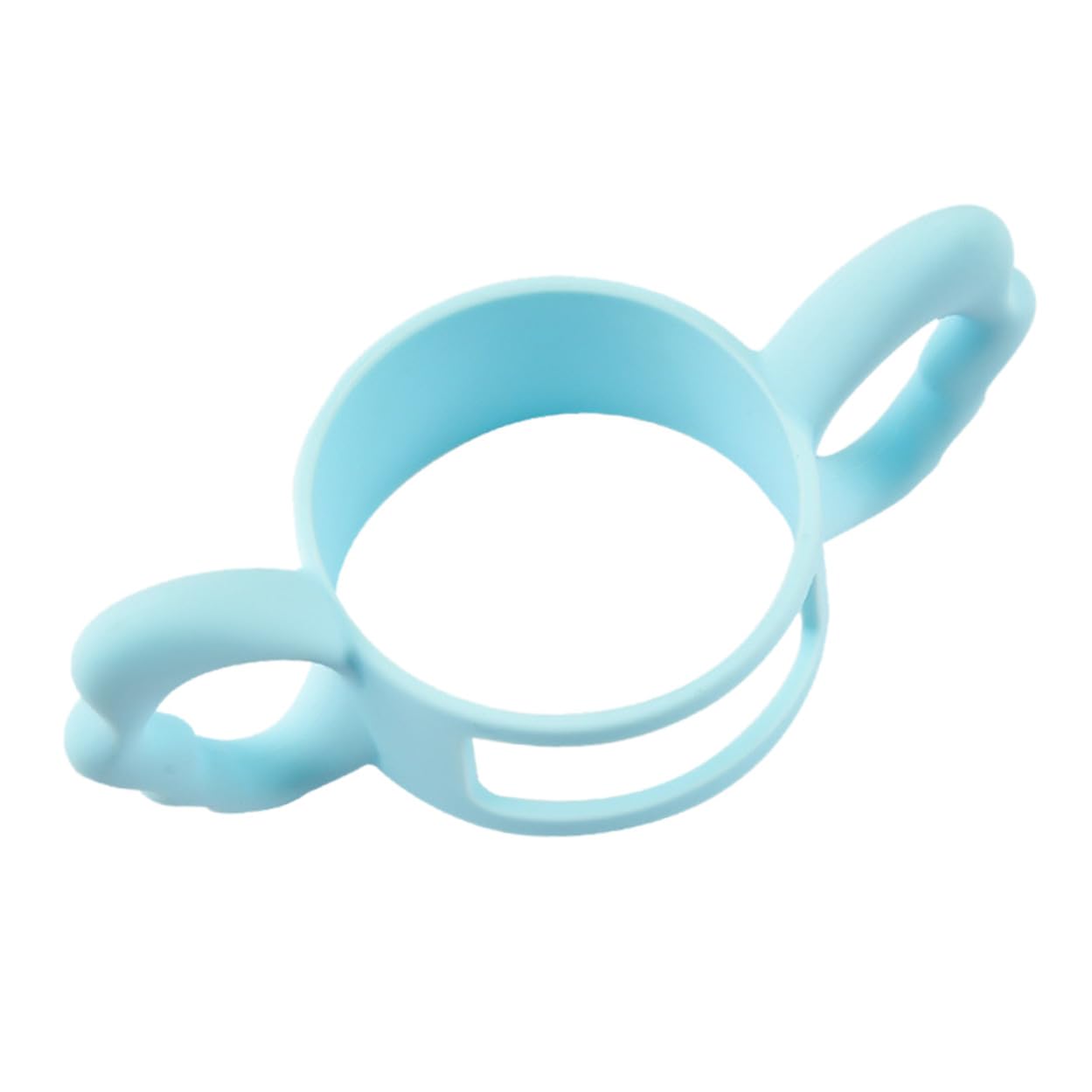 KOMBIUDA Silicone Bottle Handle Ergonomic Anti-Slip Feeding Bottle Handle for Independent Drinking Easy to Install and Clean Comfortable Grip for Parents