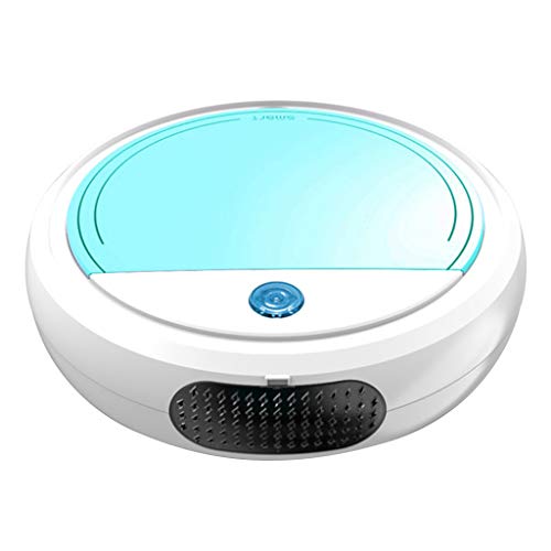 Image of ojiva Robot Vacuum Cleaner 4-in-1 Sweeping Mopping Cleaning and Disinfection for Marble, Tile and Timber Floors, Blue, 26x26x6 cm