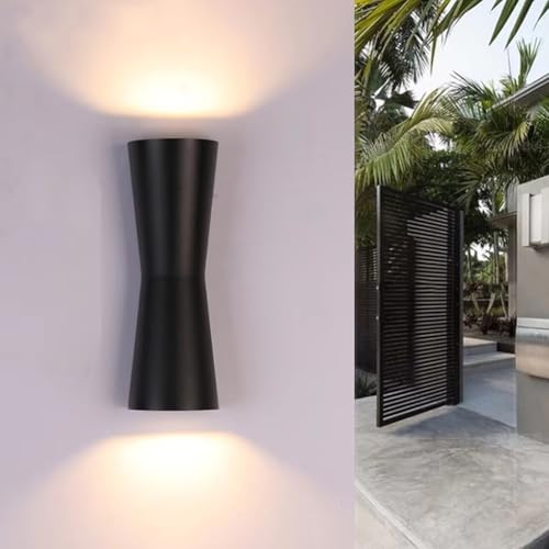 Apliques con doble cabezal y lámpara de pared LED 10W exterior de diseño impermeable 7