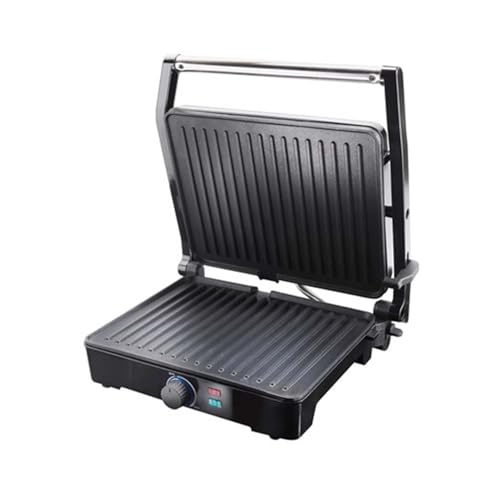 Quest 34359 2-in-1 Health Grill & Panini Press/Non-Stick Healthy Grilling/Adjustable Temperature Dial / 180° Floating Hinge/Overheat Protection / 2000W