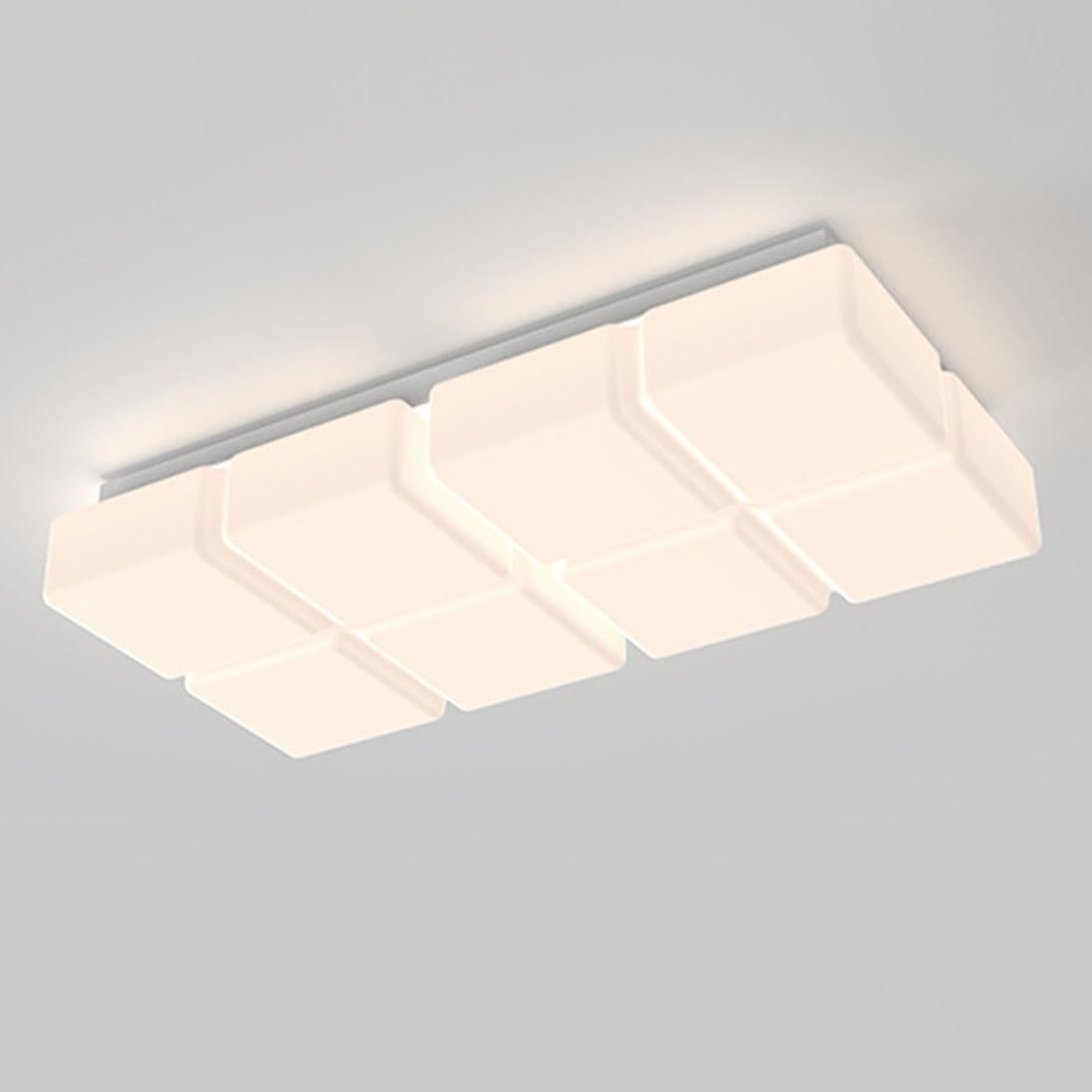 Luces de techo cuadradas modernas, luces LED simples de espectro completo, luces de sala de estar, luces del hogar, luces de estudio, luces de dormitorio, B1/B2