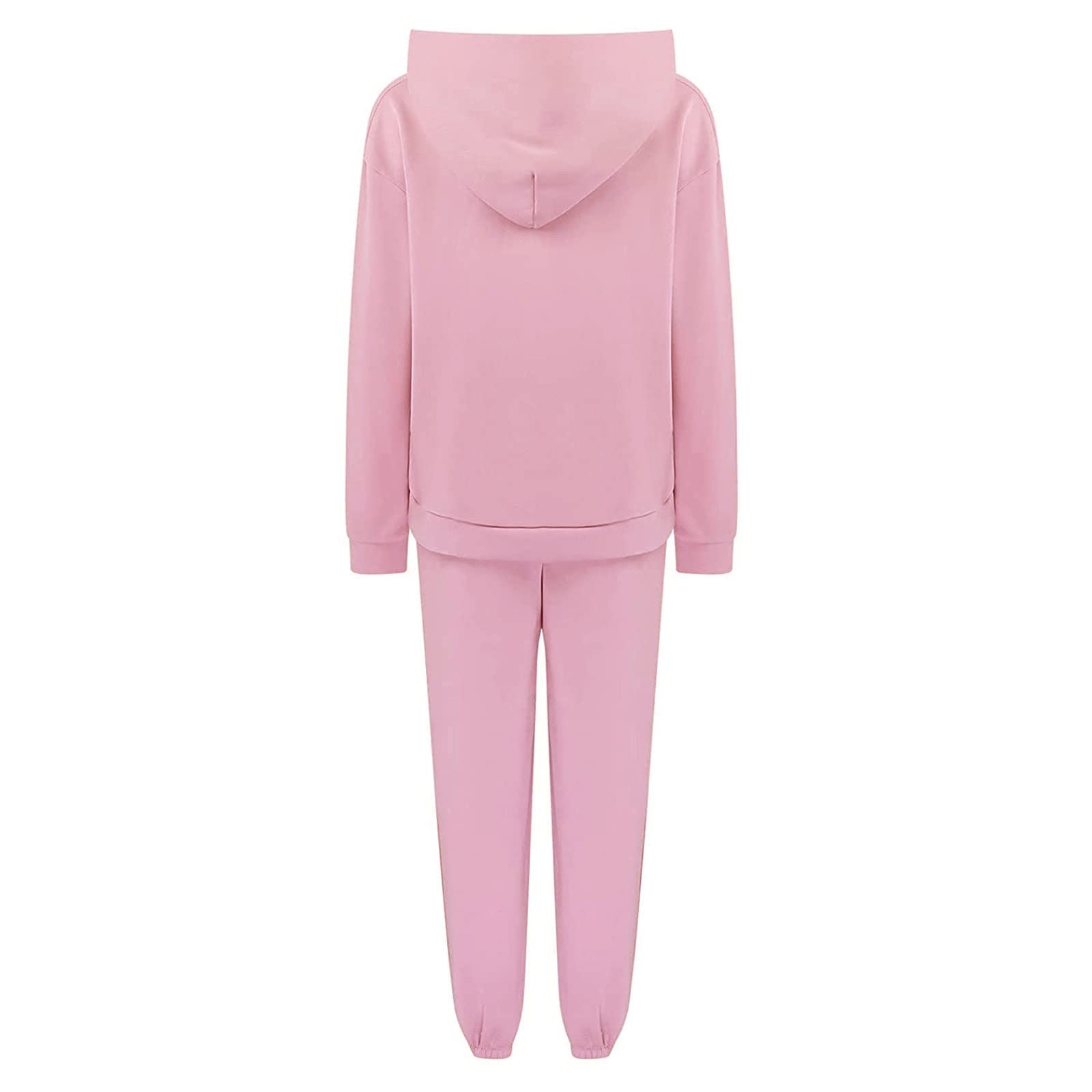 Generisch Ensemble de sport amusant à manches longues pour femme - Sweat à capuche et pantalon long