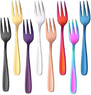 Do Buy 5.5 Inch Salad Forks Appetizer Forks Dessert Fork, Set of 8
