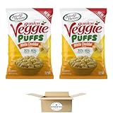 Sensible Portions Garden Veggie Puffs White Cheddar 3.75 oz - Pack of 2 (7.5 oz in total)