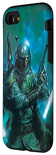 Iphone Se (2020) / 7 / 8 Star Wars Classic Boba Fett Battle Ready Green Case #TOP1
