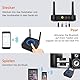 1Mii Großer Reichweite Empfänger, HiFi Kabelloser Audio Adapter, aptX Low Latency Bluetooth 5.1 Receiver mit 3D Surround für Stereoanlage Lautsprecher, Optisches Koaxial 3,5mm RCA AUX