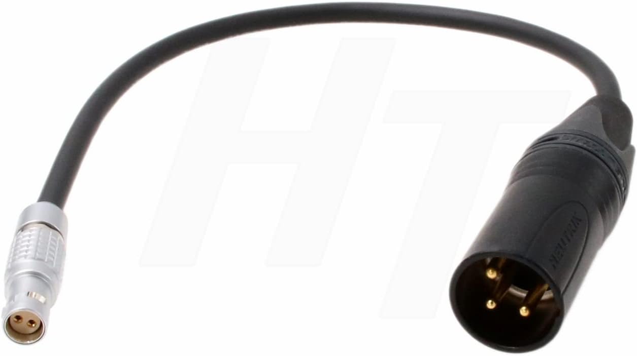 Power Cable Ptap D-tap to Right Angle 2 Pin Female for RED Komodo 6K Camera 30cm