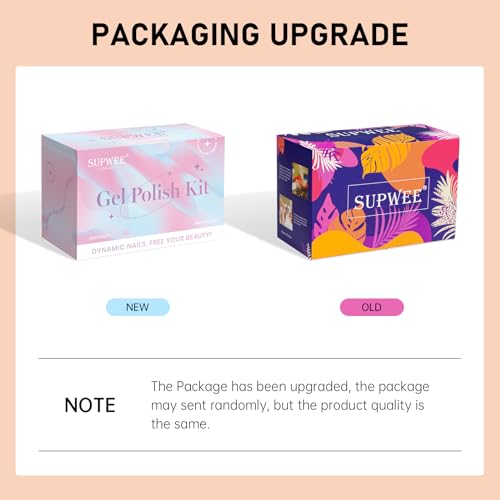 SUPWEE Magnetic Cat Eye Nail Polish Set, 12 Colors, 9D Cateye Nail Polish, Holographic Glitter, Magnetic Gel Polish, Soak Off Lamp, Gel Nail Art Manicure Kit