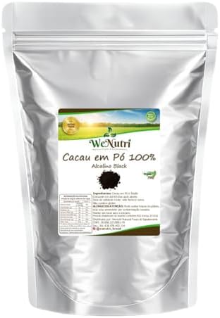 Cacau Black Alcalino em Pó 500g Wenutri