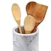 🏛 Large Heavy-Duty Natural Marble Utensil Holder – 7” Tall, Solid & Stable, Multi-Purpose for Kitchen, Living Room, Garage & Tool Storage, Elegant Countertop Organizer 🏛