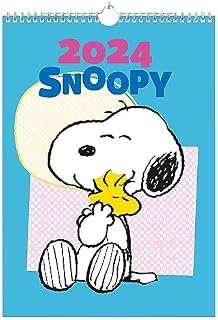 Grupo Erik Snoopy A3 Wall Calendar 2024 | 11.7 x 16.5 inches - 29.7 x 42 cm | 12 Month Planner | A3 Calendar 2024 | Family Planner Calendar 2024 | Snoopy Calendar 2024 | Snoopy Gifts