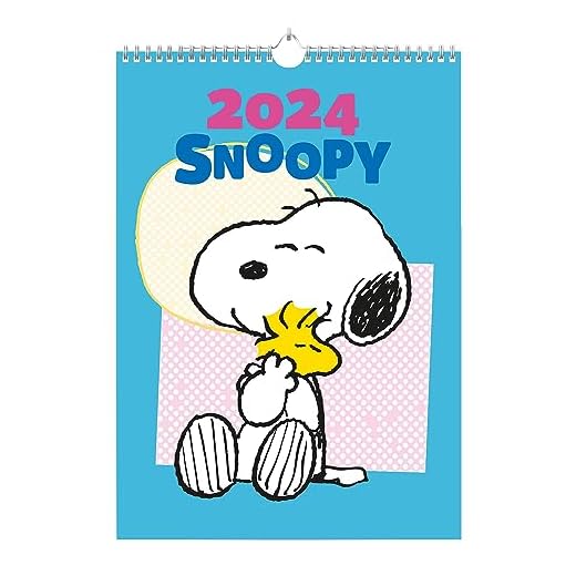 Grupo Erik Calendario 2026 A3 Snoopy - Calendario 2026 pared A3 con ilustraciones - Calendario Snoopy 2026 - Calendario pared 2026