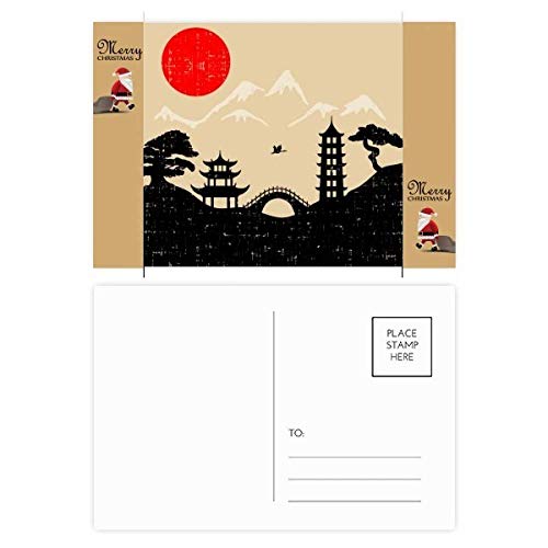 Cartes remerciement Père Noël lot de 20 pour partager la joie des fêtes ensemble